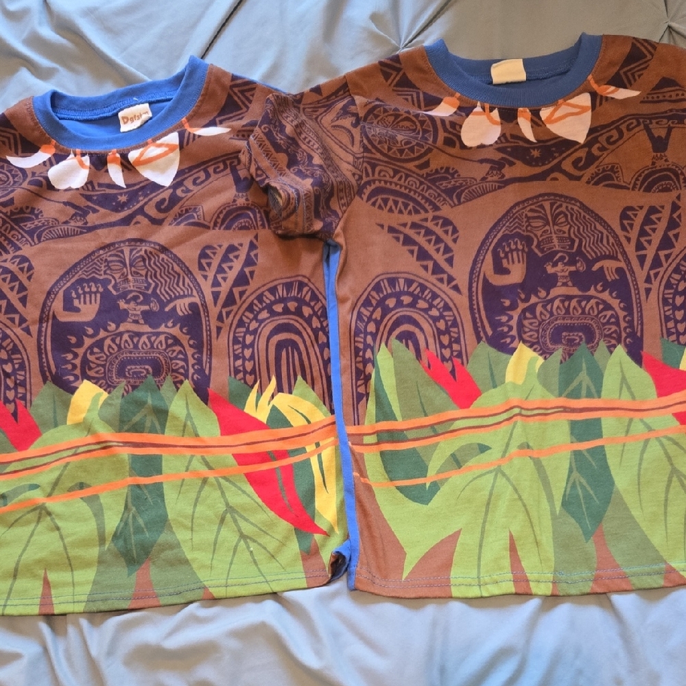 Boys Maui Moana T shirts - Set 7/8 & 9/10